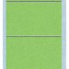 16480055 - LEITZ/ESSELTE Rugetiket Zelfklevend Groen 10st 38x290mm