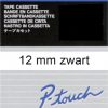 TC-201 - Brother Lettertape P-Touch 12mm 7.7m Zwart Wit