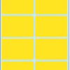 3691 - HERMA Gekleurde Etiketten Schrijfpapier no:3691 26x40mm 40st Geel 1 Pak