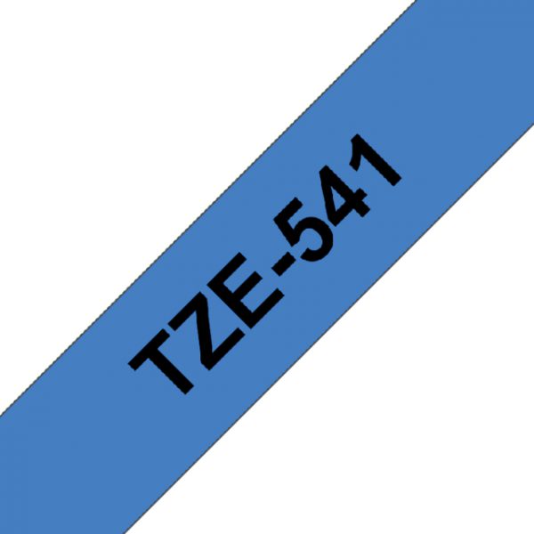 TZE-541 - Brother Lettertape P-Touch 18mm 8m Blauw Zwart