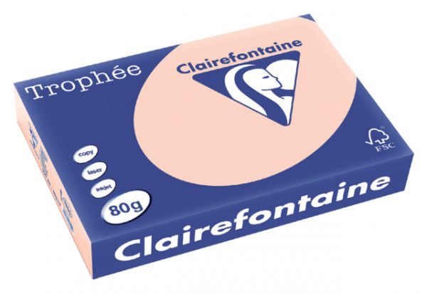 1769 - Clairfontaine Kopieerpapier A4 80g/m² Roze 500vel