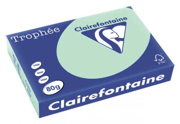 332301800 - Clairfontaine Kopieerpapier A4 80g/m² Groen 500vel