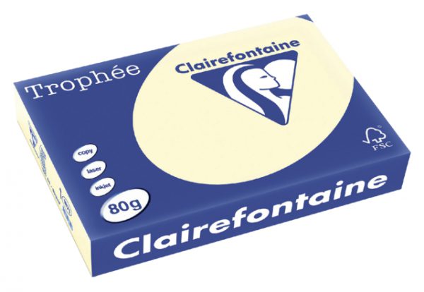 1871 - Clairfontaine Kopieerpapier A4 80g/m² Creme 500vel