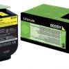 80C2SY0 - LEXMARK Toner Cartridge Yellow 2.000vel 1st