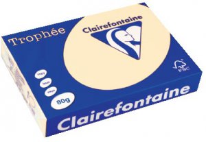 1871 - Clairfontaine Kopieerpapier A4 80g/m² Creme 500vel