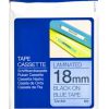 TZE-541 - Brother Lettertape P-Touch 18mm 8m Blauw Zwart