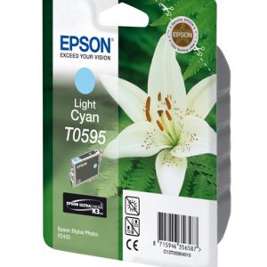 C13T05954010 - EPSON Inkt Cartridge T0595 Light Cyaan 13ml 1st