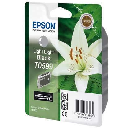 C13T05994010 - EPSON Inkt Cartridge T0599 Light Black 13ml 1st