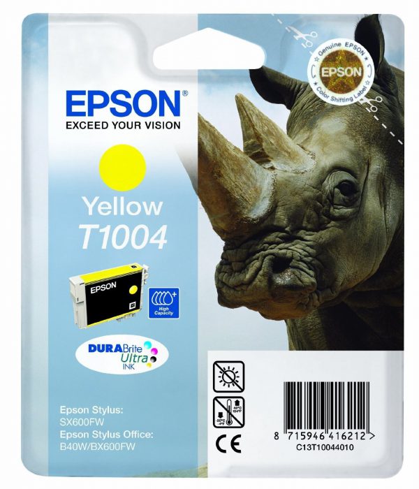 C13T10044010 - EPSON Inkt Cartridge T1004 Yellow 11,1ml 1st