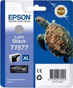 C13T15774010 - EPSON Inkt Cartridge T1577 Black 26ml 1st