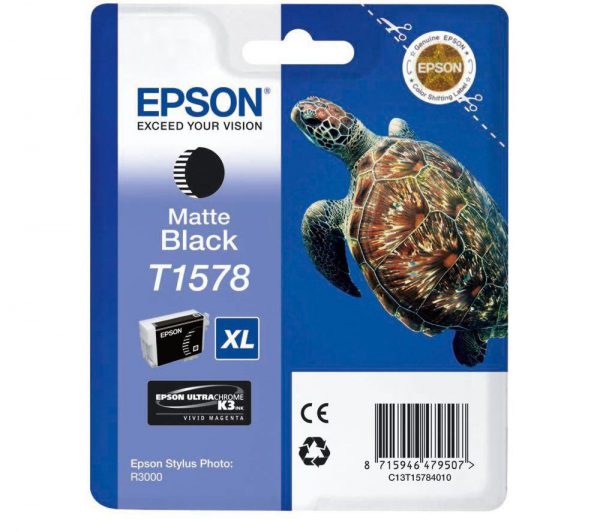 C13T15784010 - EPSON Inkt Cartridge T1578 Black 26ml 1st