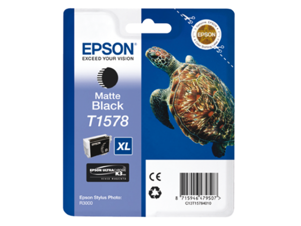 C13T15784010 - EPSON Inkt Cartridge T1578 Black 26ml 1st