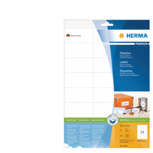 8644 - HERMA Etiket Premium no:8644 70x37mm 240st Wit 1 Pak