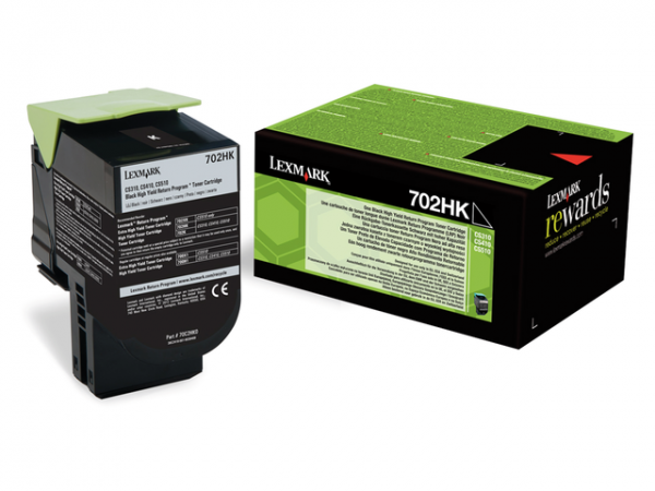 70C2HK0 - LEXMARK Toner Cartridge Black 4.000vel 1st