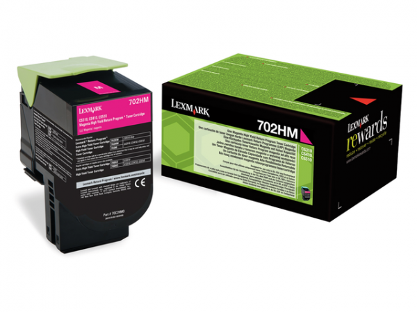 70C2HM0 - LEXMARK Toner Cartridge Magenta 3.000vel 1st