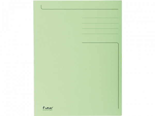 448013E - Exacompta Dossiermap 3-Klep Forever Groen 1st A4
