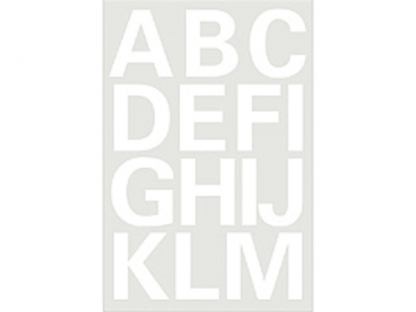 4169 - HERMA Speciaal Etiket Letters A-Z no:4169 25mm Wit 1 Pak