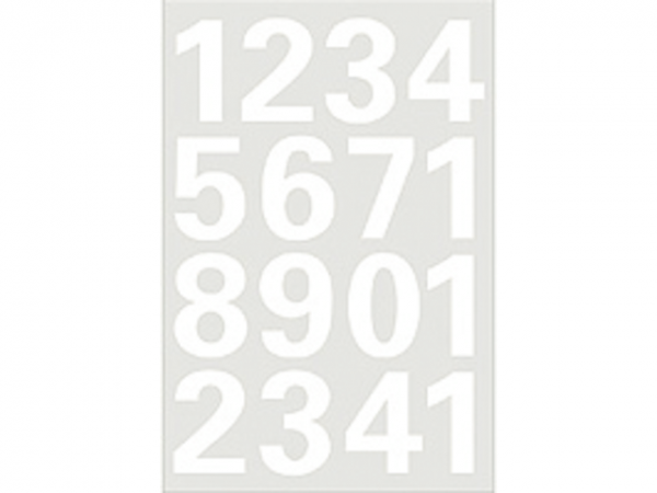 4170 - HERMA Speciaal Etiket Cijfers 0-9 no:4170 25mm Wit 1 Pak