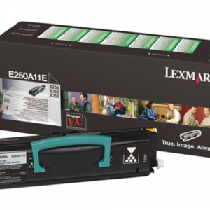 E250A11E - LEXMARK Toner Cartridge Black 3.500vel 1st