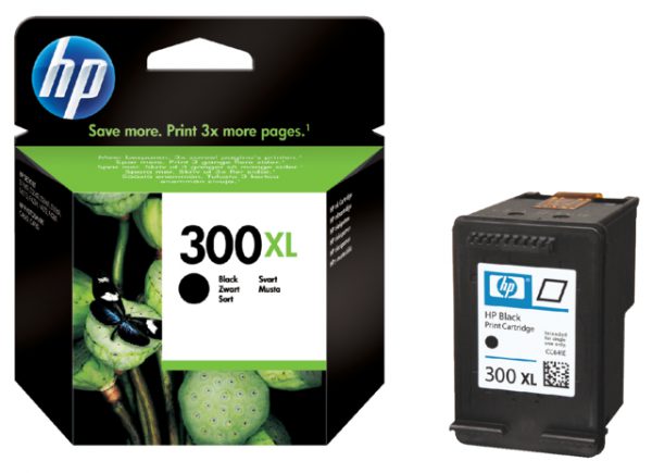 CC641EE - HP 300XL Black 12ml