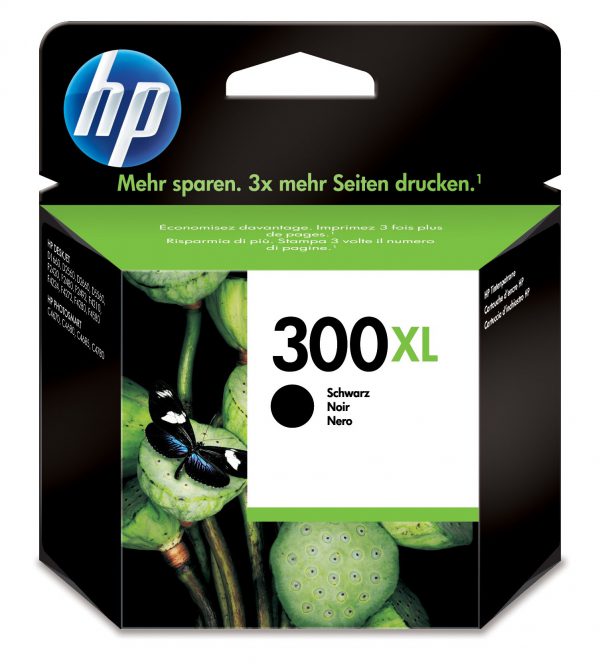 CC641EE - HP 300XL Black 12ml