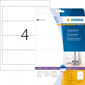 5095 - HERMA Rugetiket 5095 Wit 100st A4