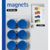 7-181103-8 - LEGAMASTER Magneet 20mm Blauw 8st