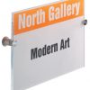 482519 - DURABLE Deurbord Crystal Sign 4825 210x297mm