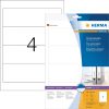 8621 - HERMA Rugetiketten SuperPrint no:8621 192x61mm 40st Wit 1 Pak