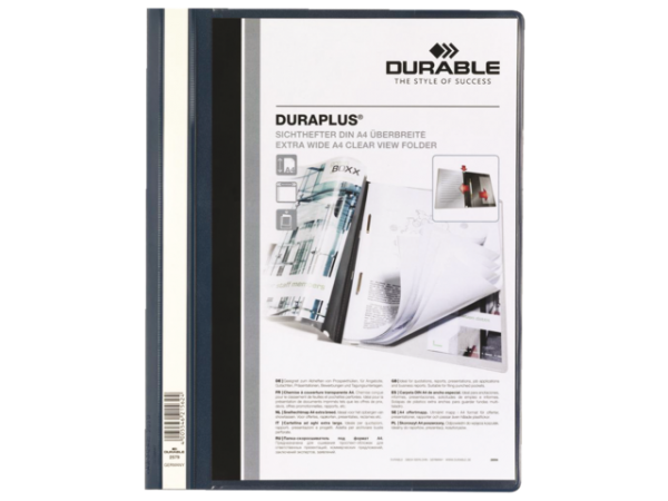 257907 - DURABLE Offertemap Duraplus 2579 Donker Blauw A4