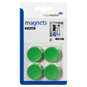7-181204-4 - LEGAMASTER Magneet 30mm Groen 4st