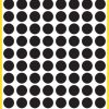 3009 - AVERY Codering Etiket Zweckform 3009 8mm 416st Zwart