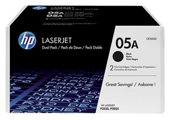 CE505D - HP Toner Cartridge 05A Black 2.300vel 2st