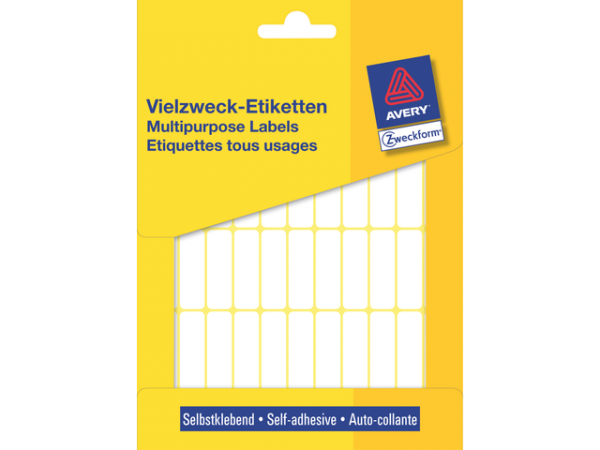 3320 - AVERY Etiket Permanent no:3320 32x10mm 1.144st Wit 1 Pak