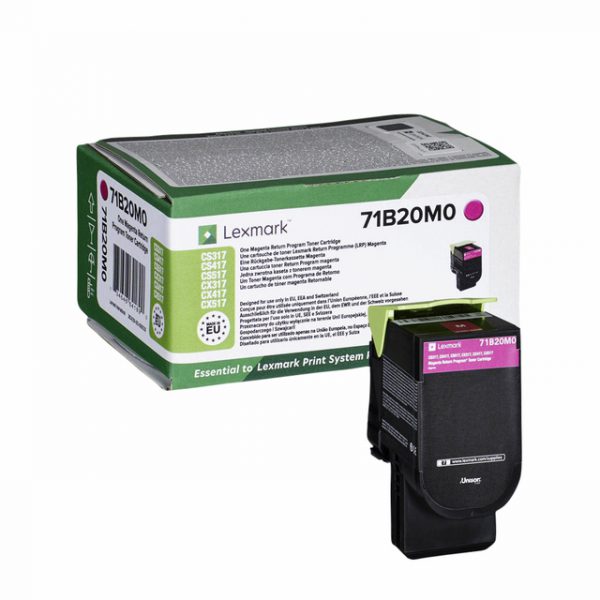 71B20M0 - LEXMARK Toner Magenta 2.300vel 1st