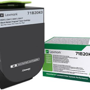 71B20K0 - LEXMARK Toner Cartridge Black 3.000vel 1st