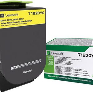 71B20Y0 - LEXMARK Toner Yellow 2.300vel 1st