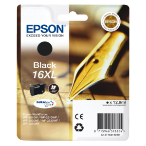 C13T16314010 - EPSON Inkt Cartridge 16XL Black 12,9ml 1st