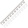 RG810797 - GBC Draadrug Wirebind Metaal A4 34-Rings 11mm Zilver 100st