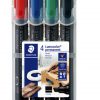 350 WP4 - STAEDTLER Viltstift 350 2-5mm 4 Kleuren 1 Set