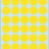 2251 - HERMA Gekleurde Etiketten Schrijfpapier Ø19mm 1.280st Geel 1 Pak