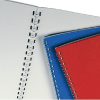 54451 - FELLOWES Draadrug Metaal A4 34-Rings 8mm Zilver 100st