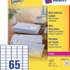 L7651-25 - AVERY Adres Etiket QuickPEEL L7651 38.1x21.2mm 1.625st Wit 1 Pak
