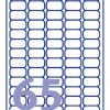 L7651-25 - AVERY Adres Etiket QuickPEEL L7651 38.1x21.2mm 1.625st Wit 1 Pak