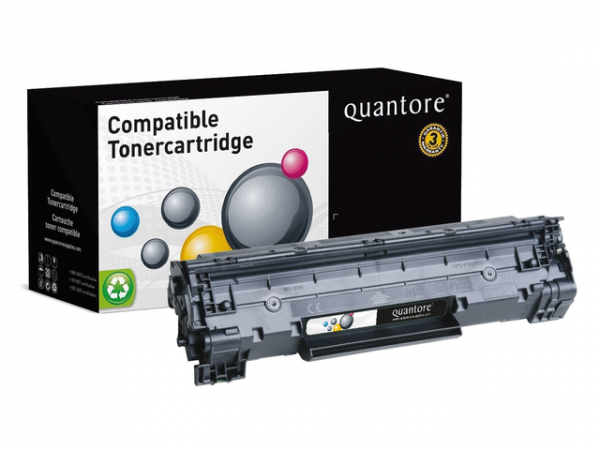 CB435A-Q - Quantore Toner Cartridge 35A Black 1.500vel 1st