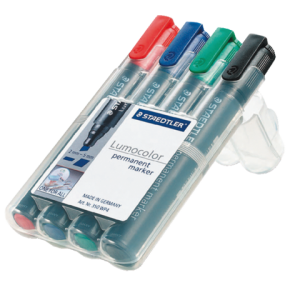 350 WP4 - STAEDTLER Viltstift 350 2-5mm 4 Kleuren 1 Set