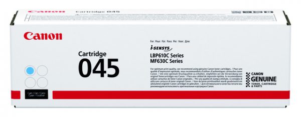 1241C002 - CANON Toner Cartridge 045 Cyaan 1.300vel 1st