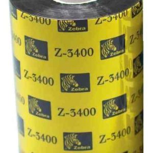 03400BK15645 - ZEBRA Ribbon Flat Head 156mm 450m OUT 3400 1 Inch