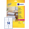 L7163-40 - AVERY Adres Etiket Papier L7163 99.1x38.1mm 560st Wit 1 Pak