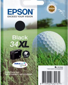 C13T34714010 - EPSON Inkt Cartridge 34XL Black 16,3ml 1st